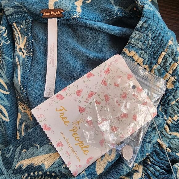 NWT Free People Hello Lover Dusty Indigo Long Sleeve Tunic (S) - Picture 10 of 10